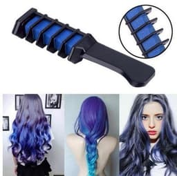 image-Temporary Mini Disposable Crayons Hair Color Dyeing Mascara Dye Chalk Box With Brush