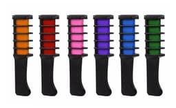 image-Temporary Mini Disposable Crayons Hair Color Dyeing Mascara Dye Chalk Box With Brush