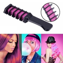 image-Temporary Mini Disposable Crayons Hair Color Dyeing Mascara Dye Chalk Box With Brush