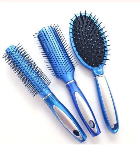 image-Electric Sound Wave Vibration Magnetic Massage Comb Portable Negative Ion Hair Comb