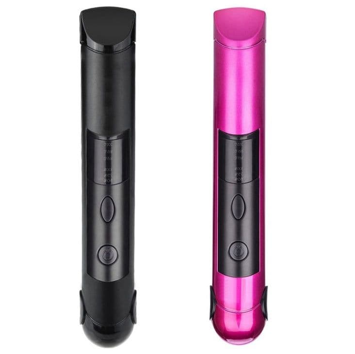image-USB charging volume straight dual-purpose hair clips Straightener portable mini wireless charging