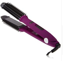 image-Hair curling stick dual-purpose hair straightener buckle hair curler electric coil comb plywood