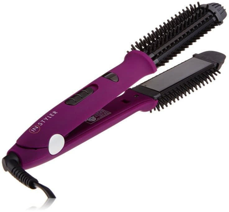 image-Hair curling stick dual-purpose hair straightener buckle hair curler electric coil comb plywood