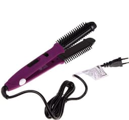image-Hair curling stick dual-purpose hair straightener buckle hair curler electric coil comb plywood