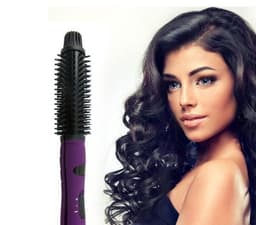 image-Hair curling stick dual-purpose hair straightener buckle hair curler electric coil comb plywood