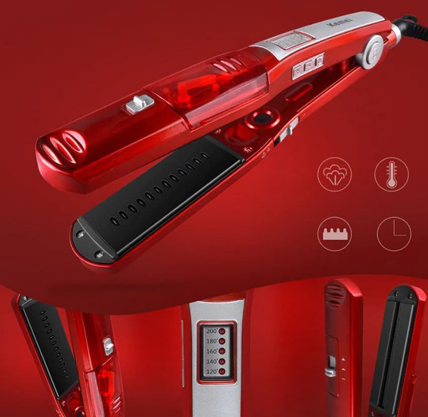image-Hair straightener wholesale electric splint mixed batch steam hydrating straight hair stick