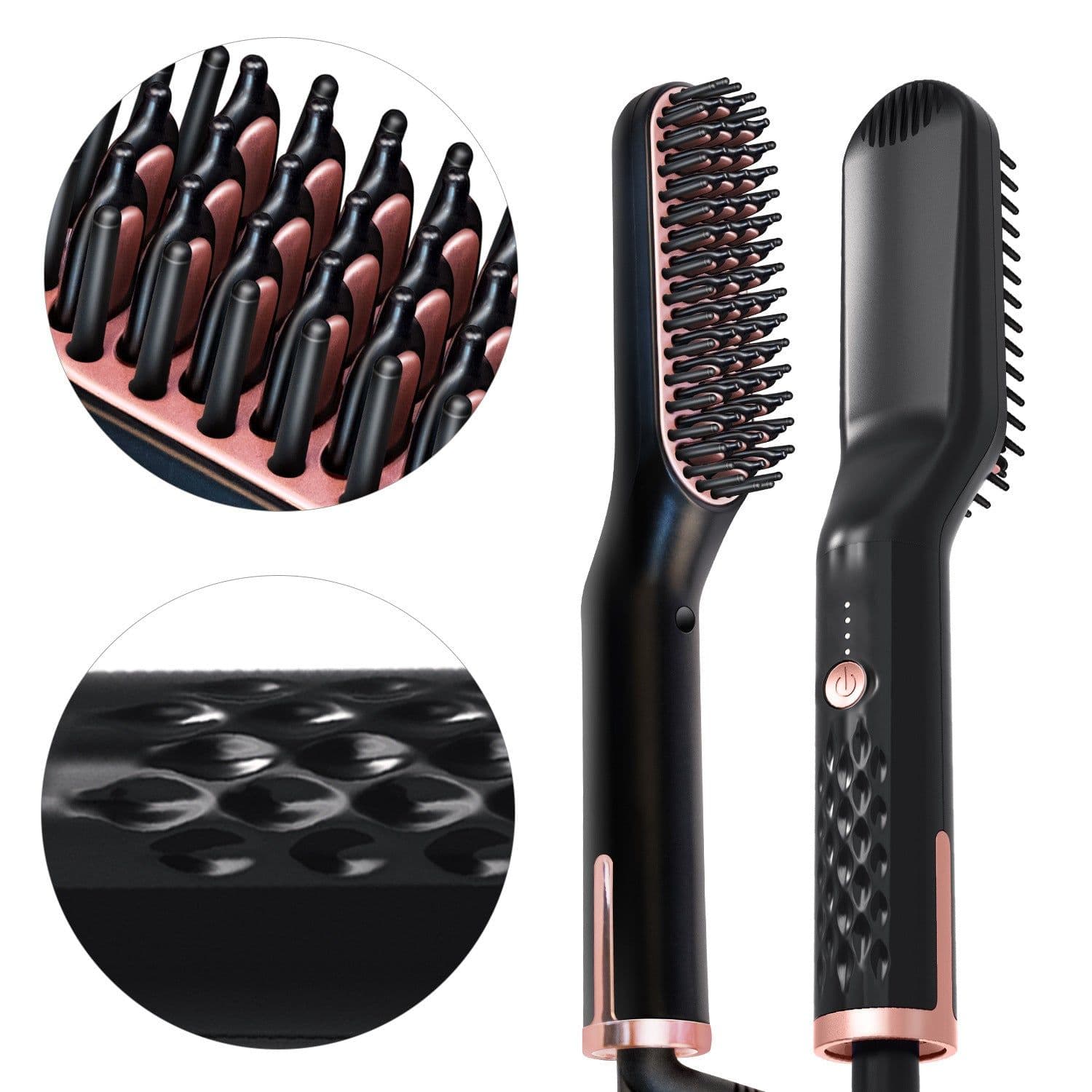 image-Men's multi-function straight hair comb