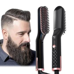 image-Men's multi-function straight hair comb