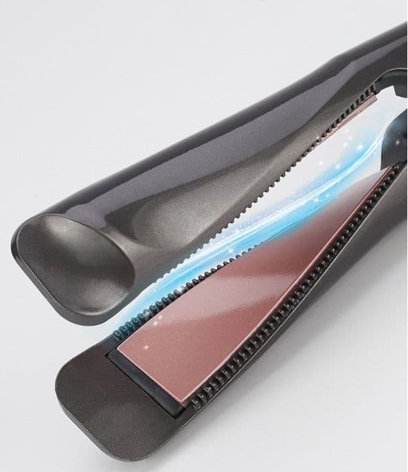 image-2 In1 Professional Hair Straightener Hair Crimper Dry/Wet Hair Straightening Curling Comb