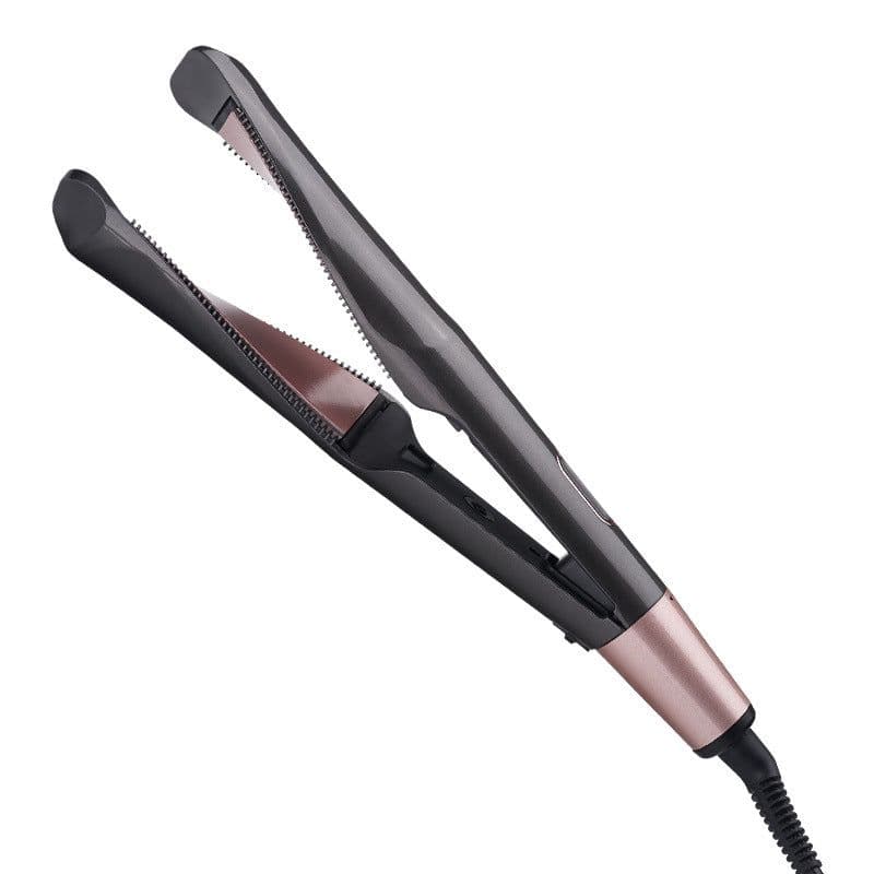 image-2 In1 Professional Hair Straightener Hair Crimper Dry/Wet Hair Straightening Curling Comb