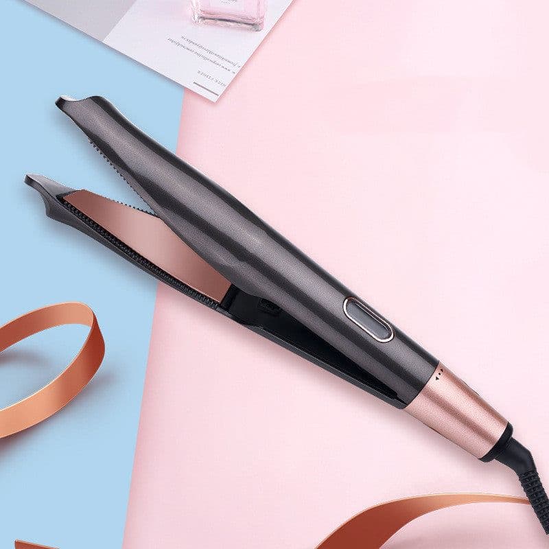 image-2 In1 Professional Hair Straightener Hair Crimper Dry/Wet Hair Straightening Curling Comb
