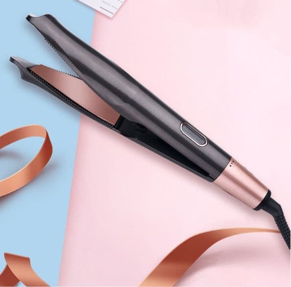 image-2 In1 Professional Hair Straightener Hair Crimper Dry/Wet Hair Straightening Curling Comb