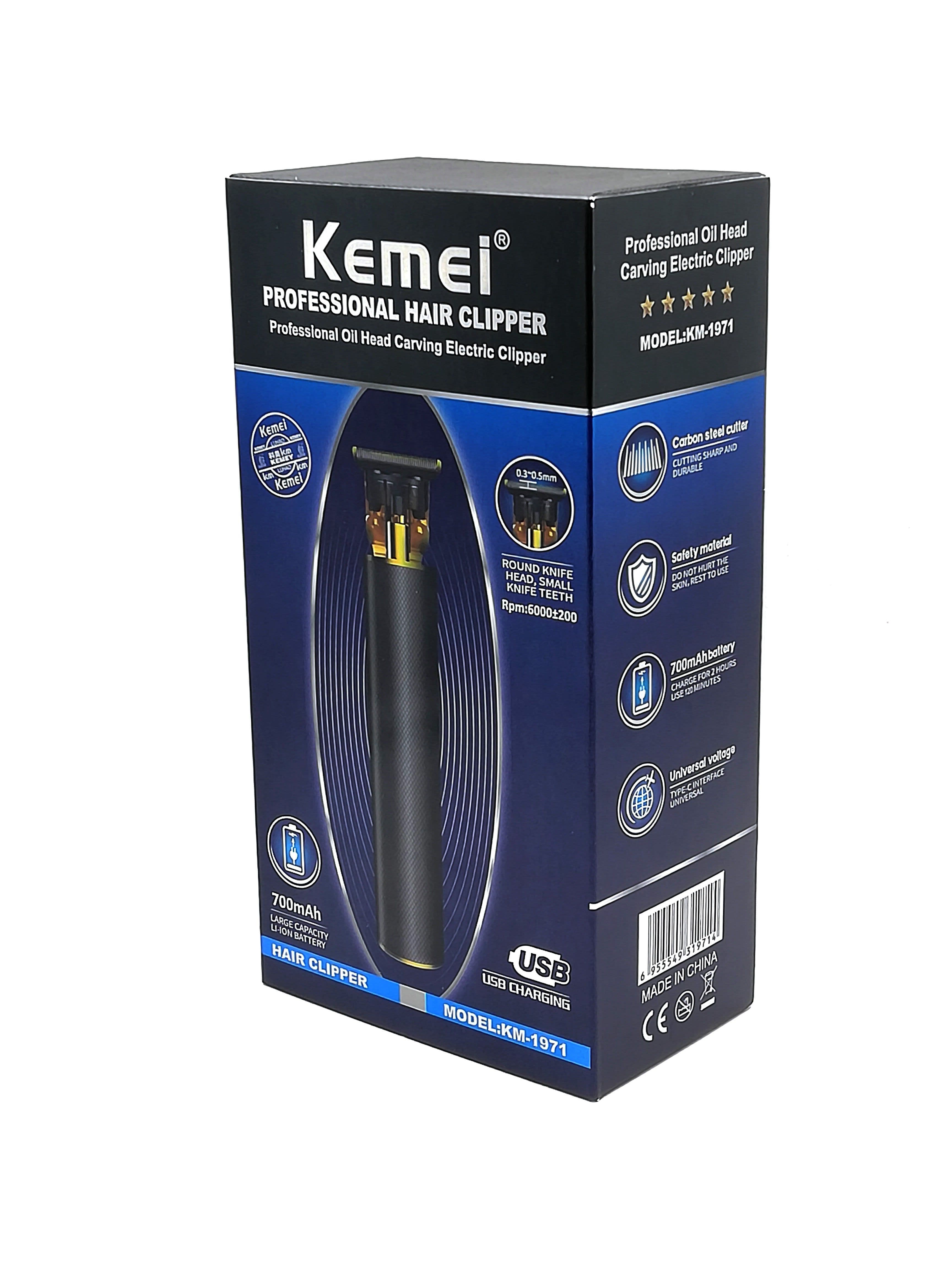 image-Hair salon special lettering zero pitch electric hair clipper