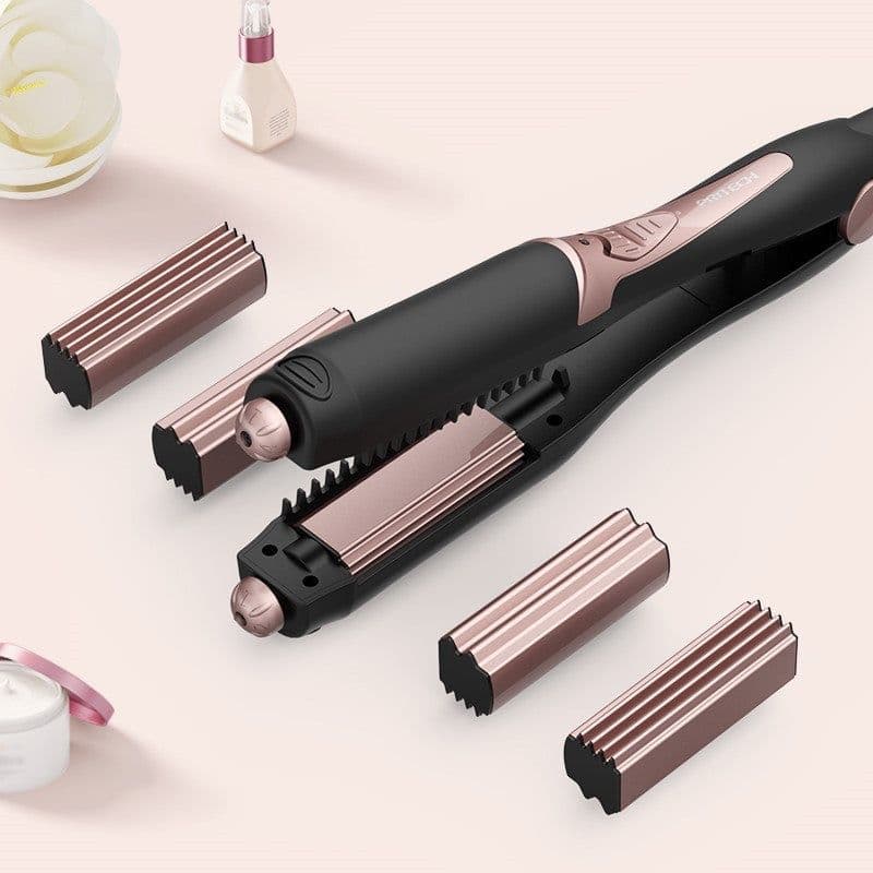 image-Splint electric curling rod pad hair root hair straightener
