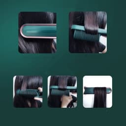 image-Multifunctional hot air electric hair straightener
