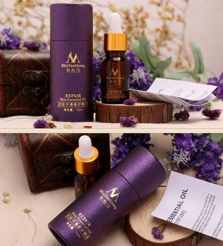 image-Scar Skin Repair Essential Oil Lavender Care Natural Skin Pure Remove Ance Burn Strentch Marks Removal Scar 10 ML