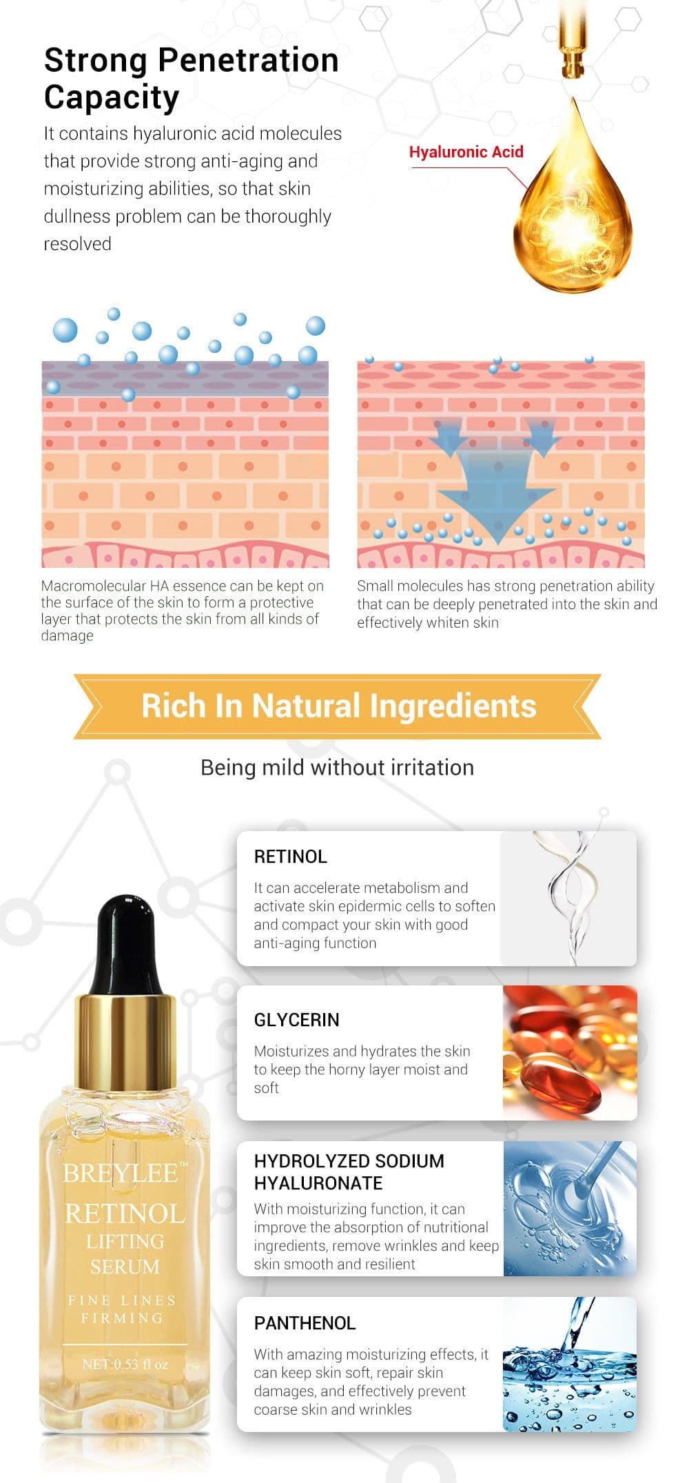 image-Retinol Lifting Firming Face Collagen Essence Serum