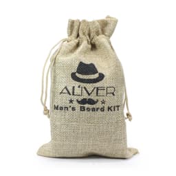 image-ALIVER men's beard portable styling comb beard comb brush cream oil beard water suit