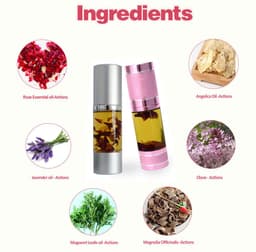image-Rose Essential Oil Jojoba Vagina Rejuvenation Detox