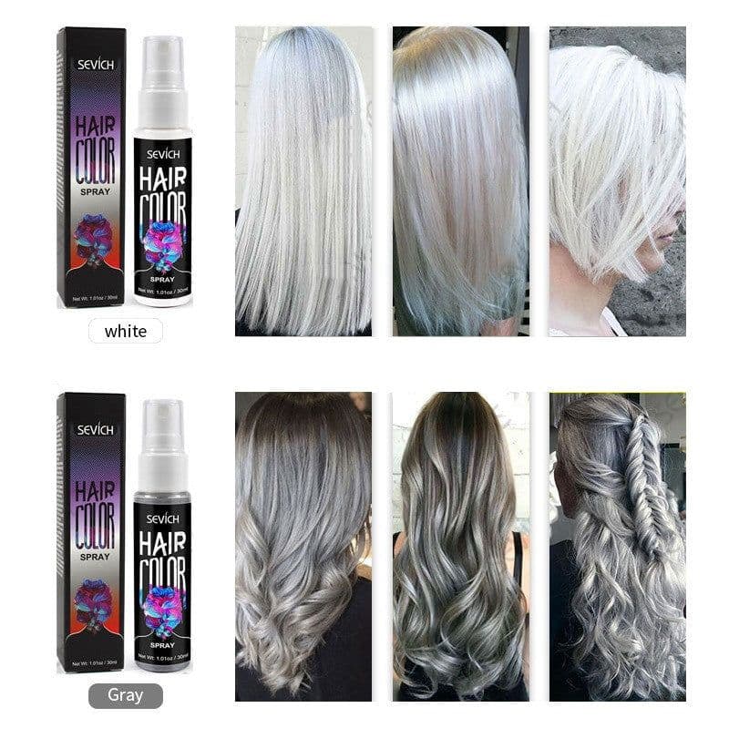 image-Disposable hair dye spray quick temporary dye
