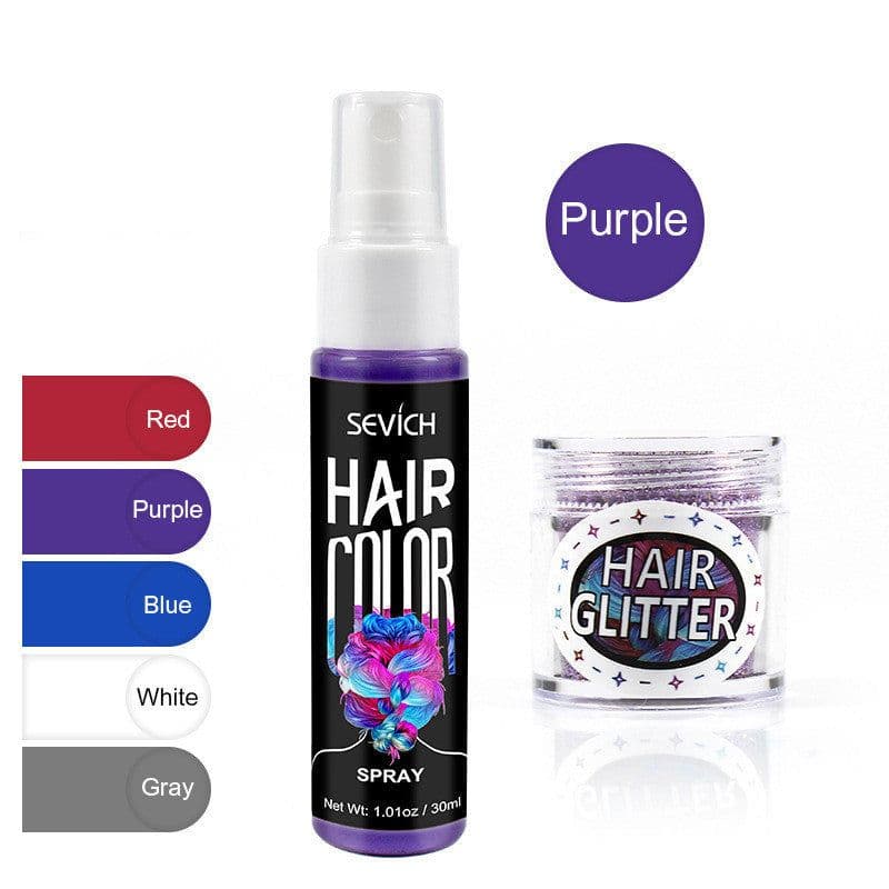 image-Disposable hair dye spray quick temporary dye