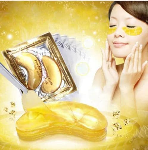 image-10pcs5packs Gold Crystal Collagen Eye Mask Eye Patches Eye Mask For Face Care Dark Circles Remove Gel Mask For The Eyes Ageless