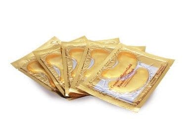 image-10pcs5packs Gold Crystal Collagen Eye Mask Eye Patches Eye Mask For Face Care Dark Circles Remove Gel Mask For The Eyes Ageless