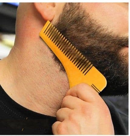 image-Beard Trimmer Shaping Tool Sex Man Gentleman Beard Trim Template Beard Combs Shaving Hair Molding