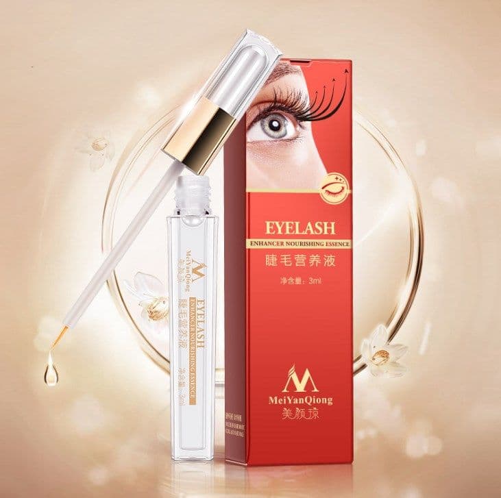 image-Herbal Eyelash Growth Treatments Liquid Serum Enhancer Eyelashes Thicker Better than Eyelash Extension Powerful Makeup