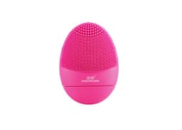 image-Silicone cleansing instrument face wash instrument beauty instrument pore cleaner ultrasonic vibration