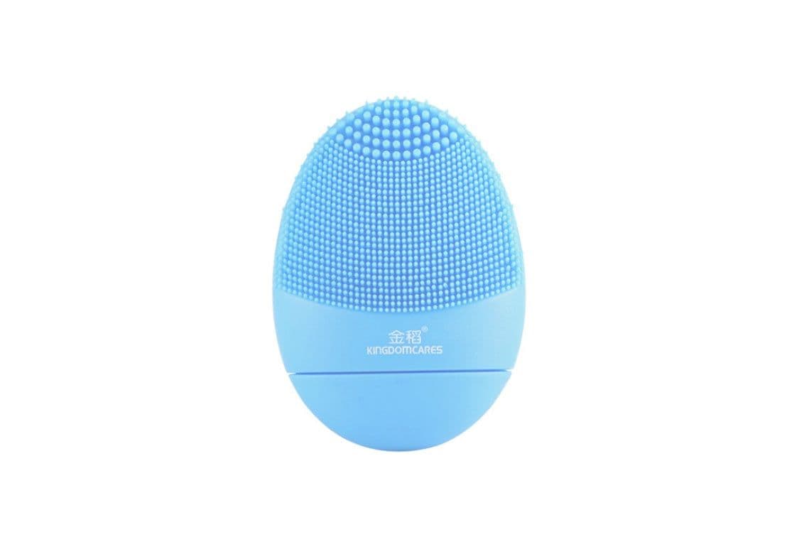 image-Silicone cleansing instrument face wash instrument beauty instrument pore cleaner ultrasonic vibration
