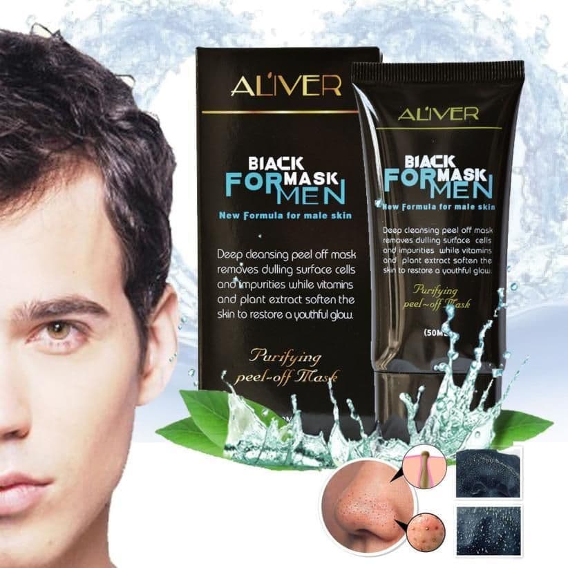 image-New fashion high quality Men Peel Off Mask Remove Blackhead Facial Cleansing Mask