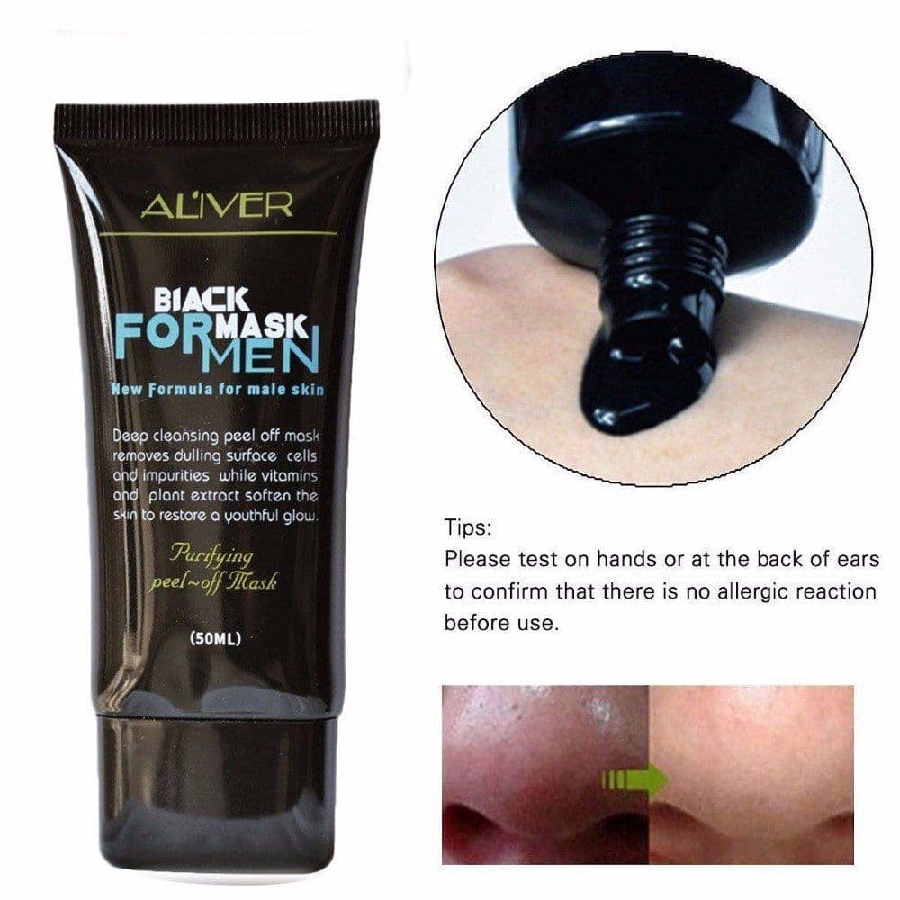image-New fashion high quality Men Peel Off Mask Remove Blackhead Facial Cleansing Mask