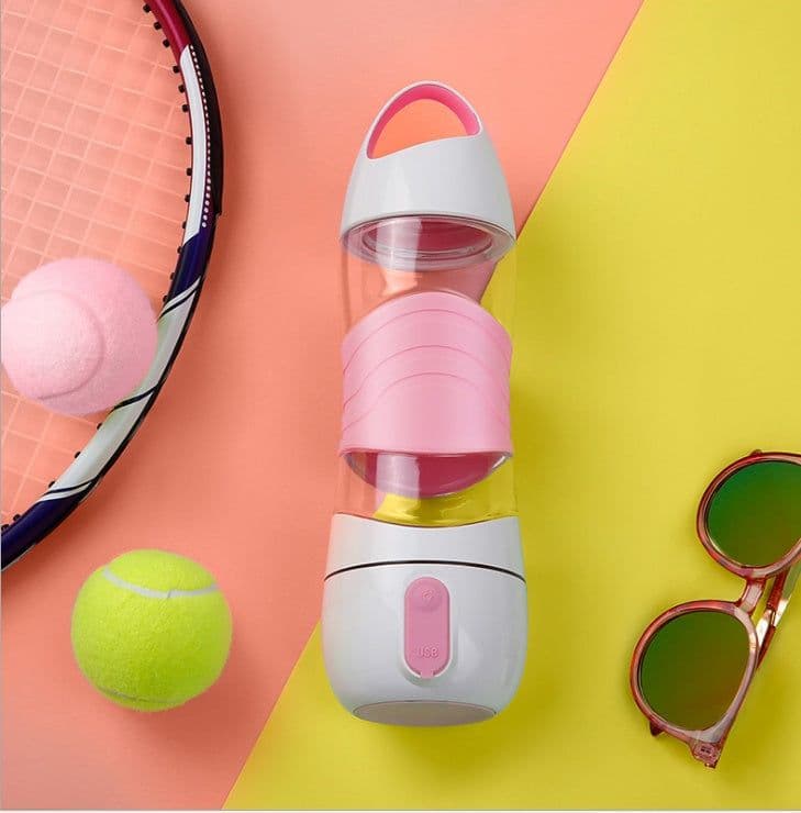 image-Drip Sports Beauty Hydrating Cup Creative Timed Drinking Water Reminder Smart Water Cup Spray Humidity Hand Cup