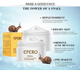 image-Snail Rejuvenating Face Cream Moisturizing Shrinking Pore Brightening Skin Cream