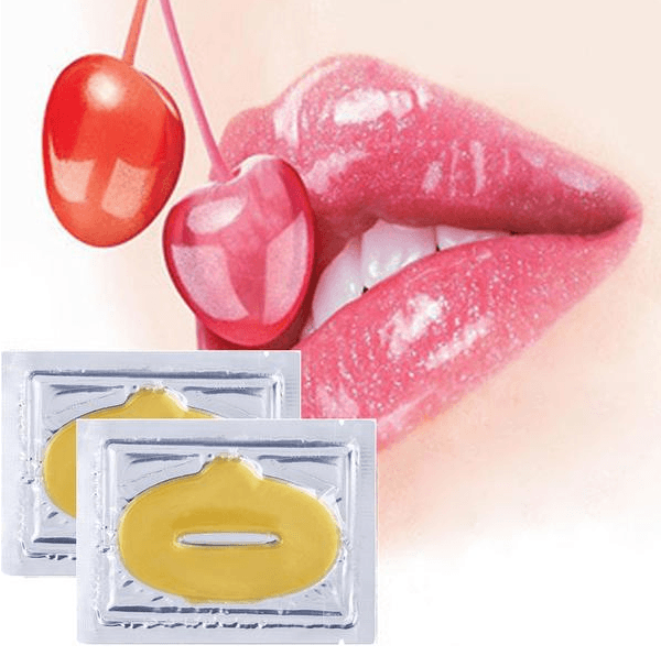 image-10pcs Golden Lip Masks