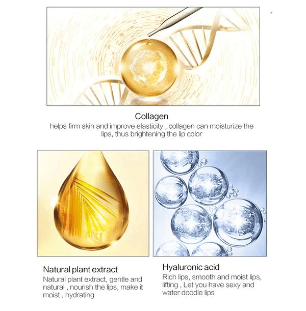 image-10pcs Golden Lip Masks