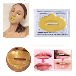 image-10pcs Golden Lip Masks