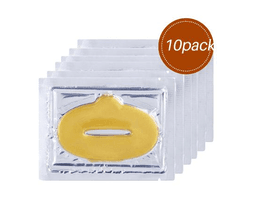image-10pcs Golden Lip Masks