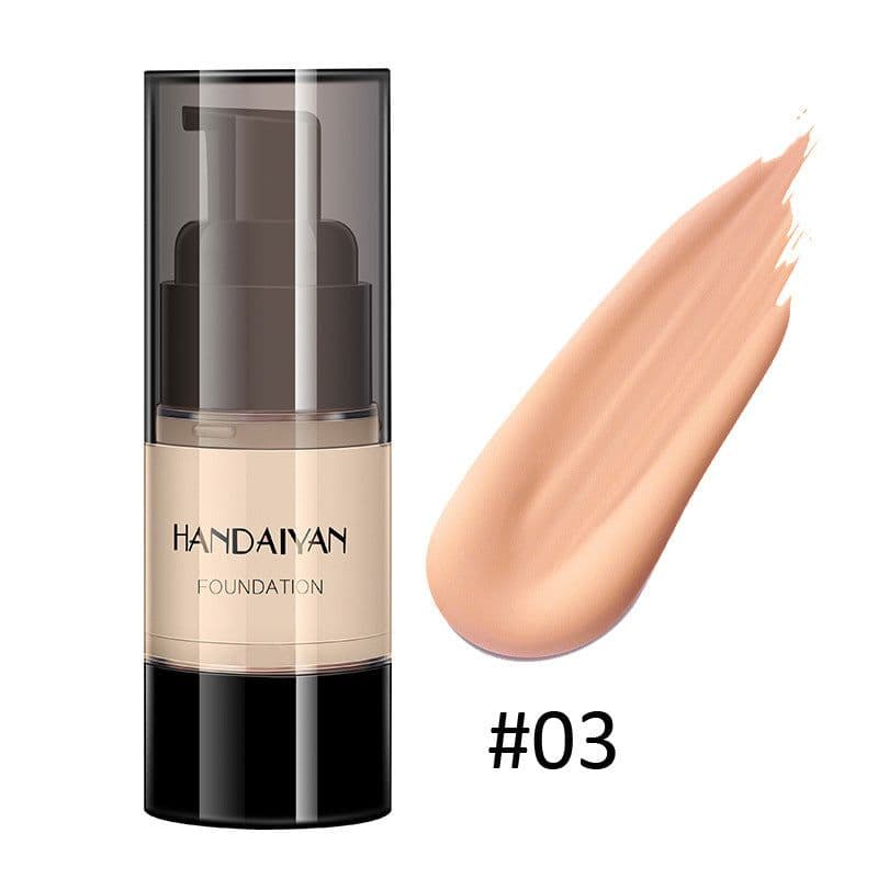 image-HANDAIYAN Full Cover Foundation Waterproof Moisturizer fond de teint couvrant Face Liquid Foundation Base Makeup for Dark Skin