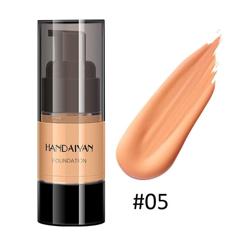 image-HANDAIYAN Full Cover Foundation Waterproof Moisturizer fond de teint couvrant Face Liquid Foundation Base Makeup for Dark Skin