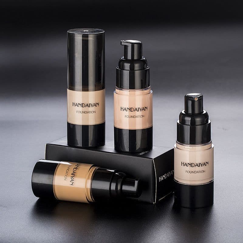 image-HANDAIYAN Full Cover Foundation Waterproof Moisturizer fond de teint couvrant Face Liquid Foundation Base Makeup for Dark Skin