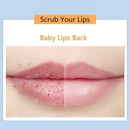 image-3.5g Shea Butter Lip Scrub Makeup Nourishing Moisturizing Lipbalm Anti Aging Exfoliating Full Lip Balm Remove Dead Skin Repair