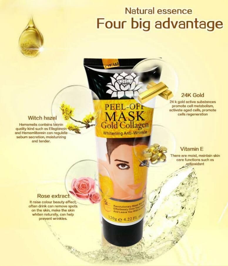 image-Gold Collagen Peel off Mask