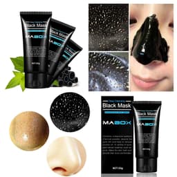 image-Mabox Black Mask Peel Off Bamboo Charcoal Purifying Blackhead Remover Mask Deep Cleansing for AcneScars Blemishes WrinklesFacial