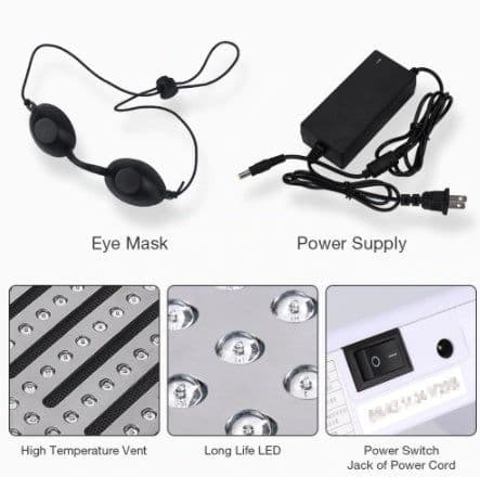 image-7 Colors PDF Led Light Therapy LED Mask Skin Rejuvenation Photon Device Spa Acne Remover Anti-Wrinkle Red Led Light Treatment