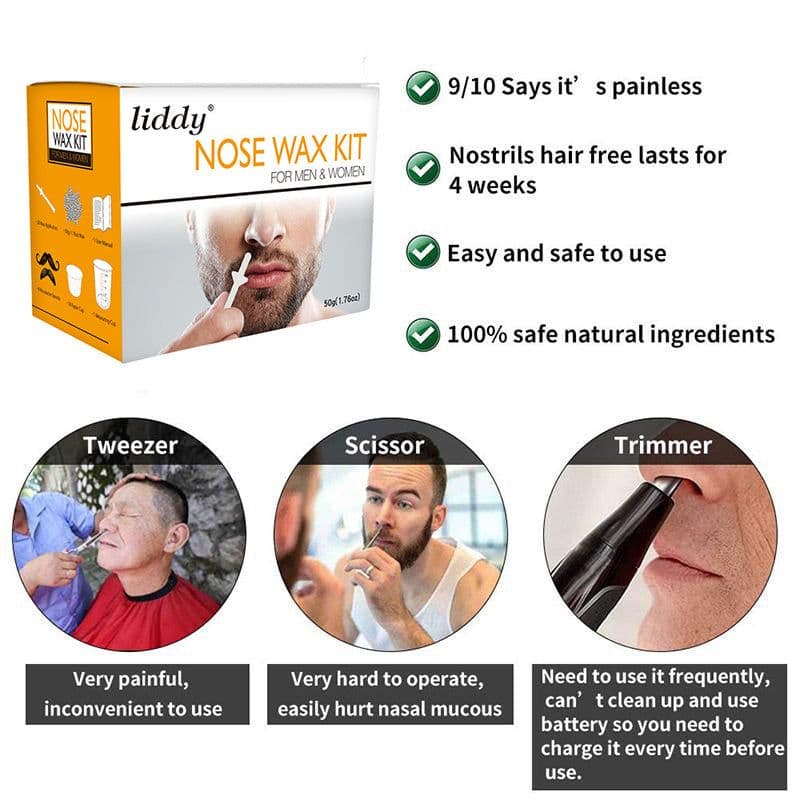 image-Men's Portable Wax Nasal Hair Removal Wax