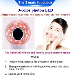 image-3MHZ LED Color LED Photon Massager