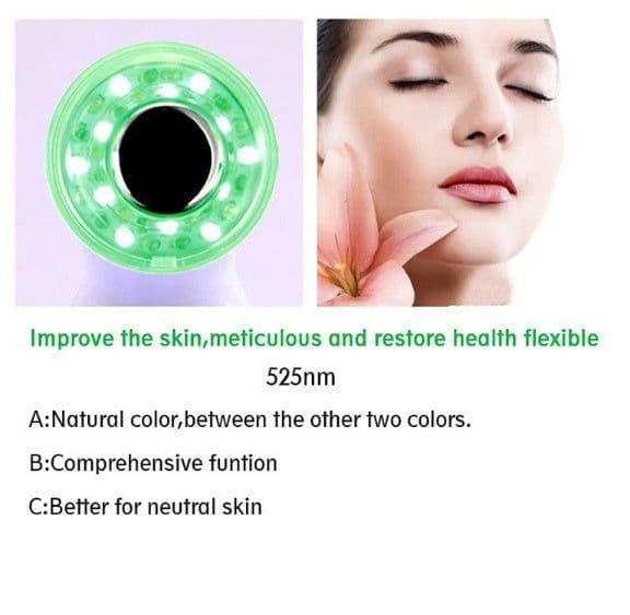 image-3MHZ LED Color LED Photon Massager