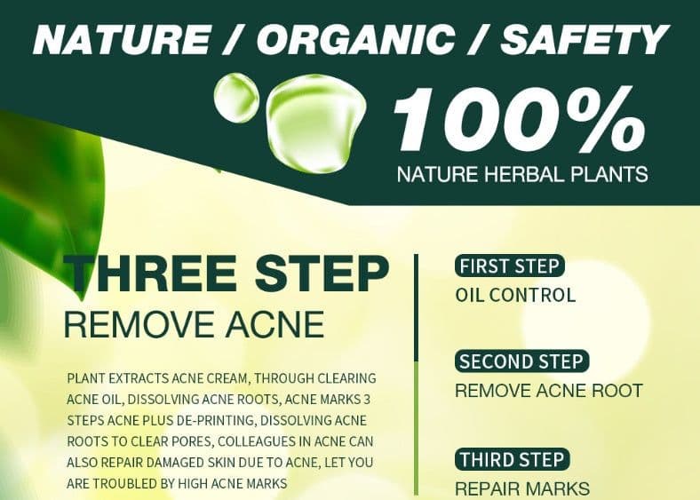 image-Men's and Women's Oil Control Acne Cream
